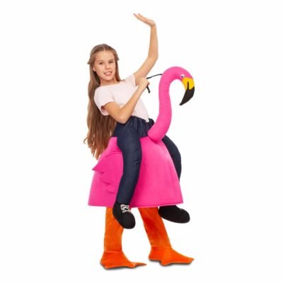 Costume Ride-On Fenicottero Rosa7-9 Anni
