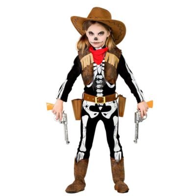 Costume da Scheletro Cowgirl Bimba