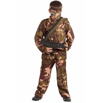 Costume da Soldato Mimetico Bambino