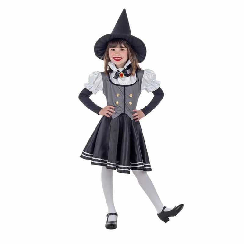 Costume da Strega Grey Bambina