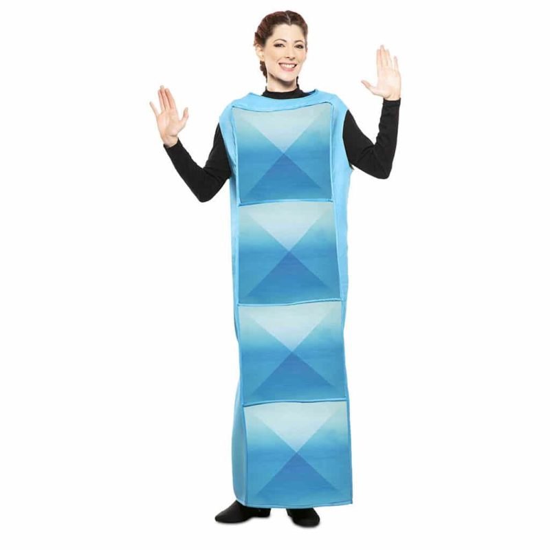 Costume Tetris Adulto Cyan
