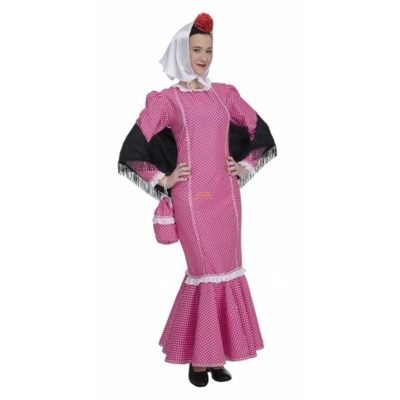 Costume tipico di Madrid Rosa Adulto