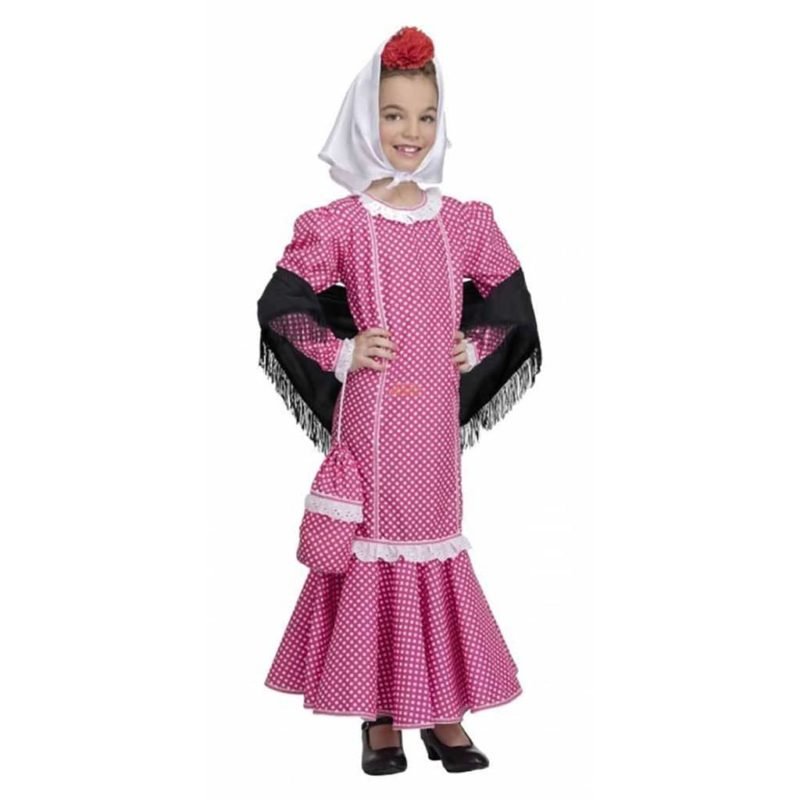 Costume tipico di Madrid Rosa Bambina