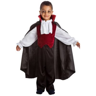 Costume Tuta Vampiro con Mantello