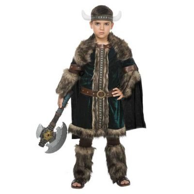 Costume da Vichingo Verde Bimbo