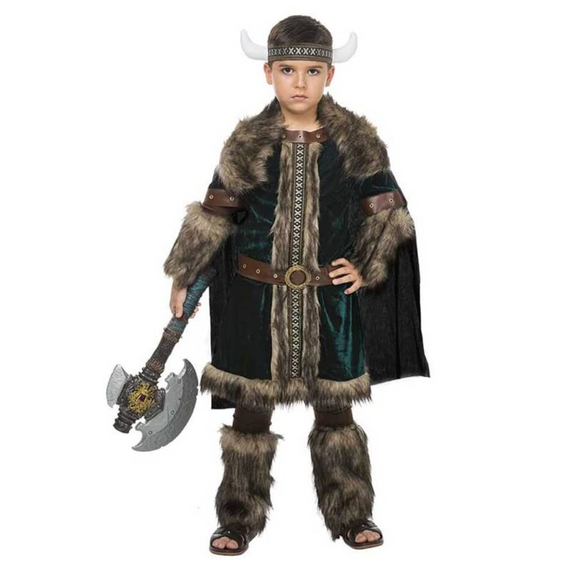 Costume da Vichingo Verde Bimbo