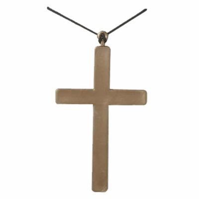 Creu de Monjo Daurada 23 Cm.