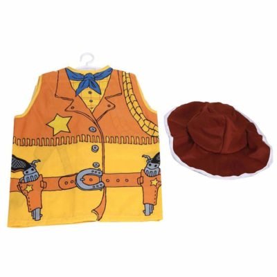 Gilet e Cappello Cowboy Bambino