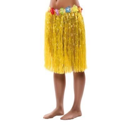 Gonna Rafia Hawaiana Giallo