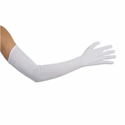 Guanti Bianchi Extralunghi 45cm. per Adulti