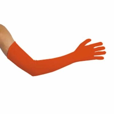 Guanti Rosso Extra Lunghi 45cm. per Adulti