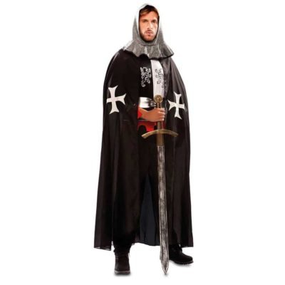 Mantello Medievale Nero Adulto