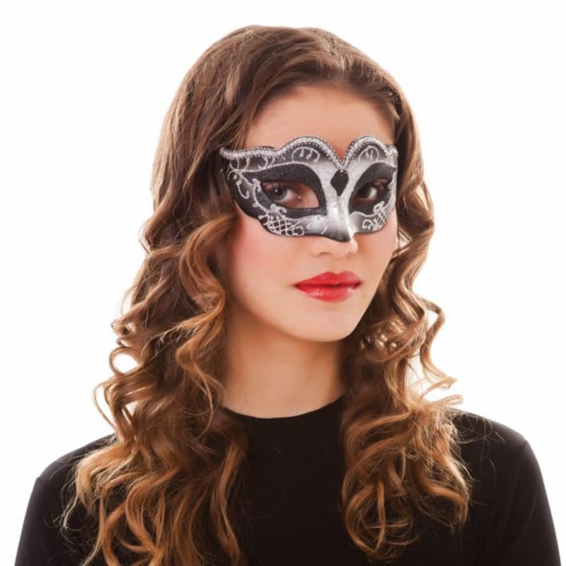 Maschera Argento/Nero