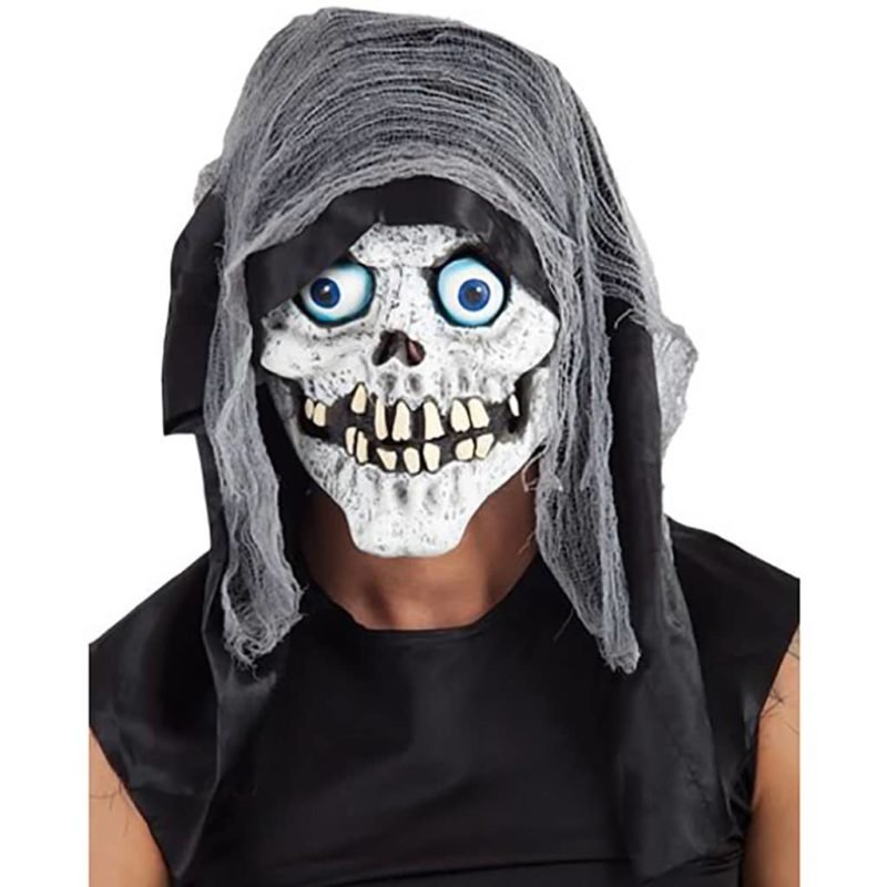 Maschera Morte con Cappuccio in Lattice