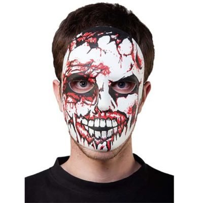 Maschera Teschio Zombie Adulto
