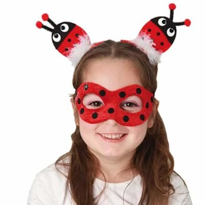 Mascherina Coccinella e Clip per Cappelli