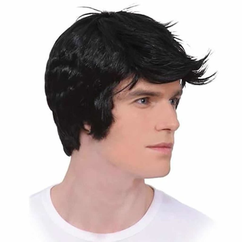 Parrucca Nera per Uomo