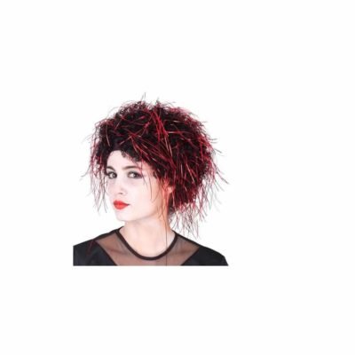 Parrucca Shaz Rossa e Nera per Donna