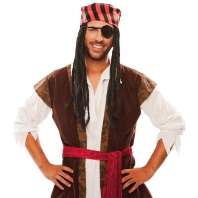 Perruca Pirata Rastes en Caixa