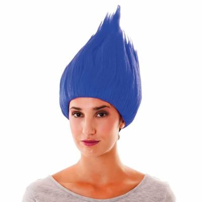 Perruca Troll Blau en Borsa