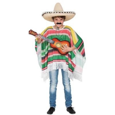 Poncho Messicano 7-9 Anni