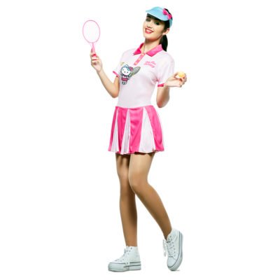 Costume da tennista HELLO KITTY Donna