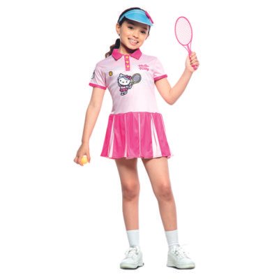 Costume da Tennista HELLO KITTY Ragazze