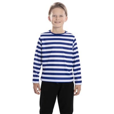 Maglietta a Righe Blu Bambini