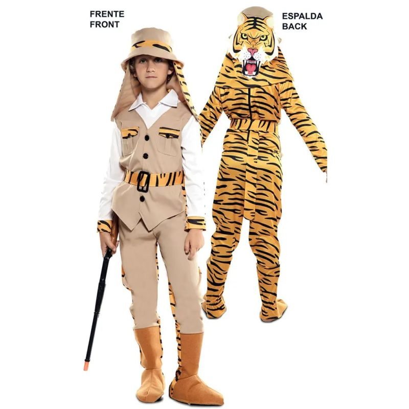 Costume Cacciatore e Tigre Bambini Doppio Fun!