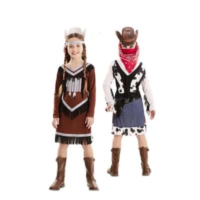 Costume Cowgirl e Indiana Bambina Doppio Fun!