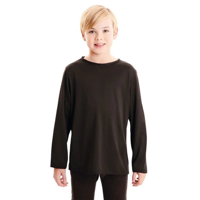 Maglietta Bambini Nera per Mascherare