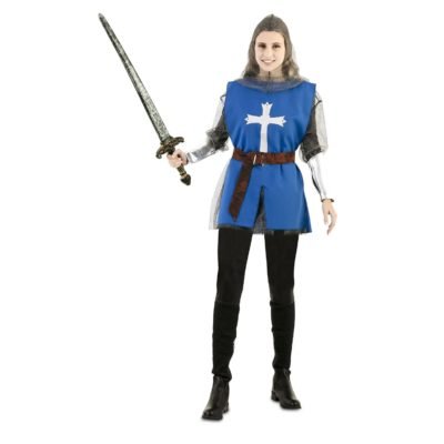 Mantello Blu da Guerriero Medievale