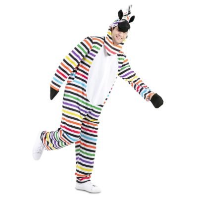 Costume Zebra Multicolore