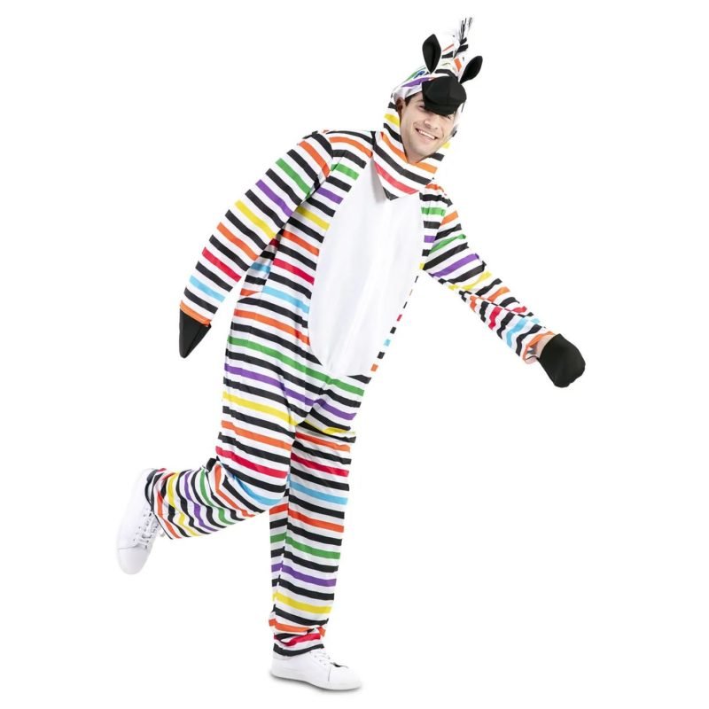 Costume Zebra Multicolore