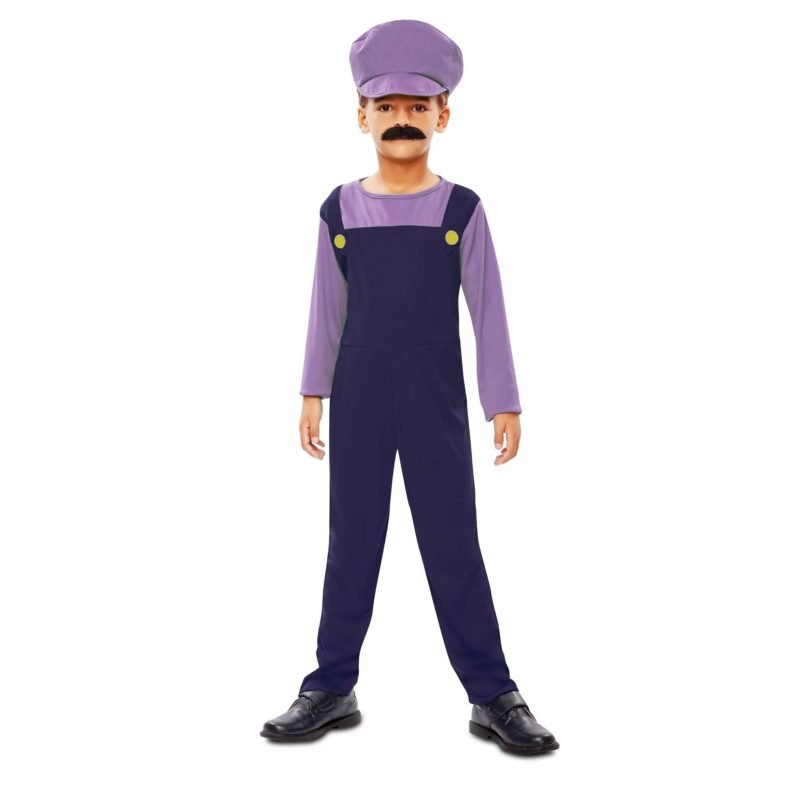 Costume Idraulico Viola Bambini