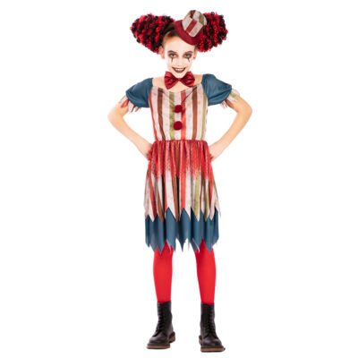 Costume Clown Vintage Bambina