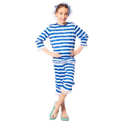 Costume Costume da Bagno Blu Bambina