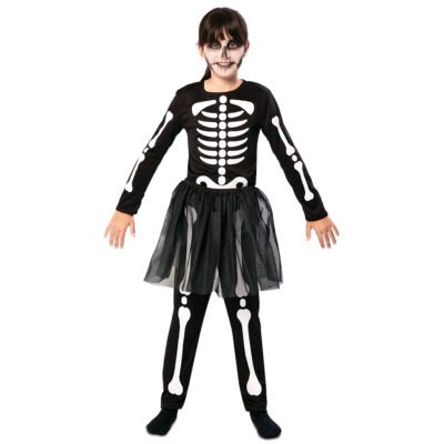 Costume Scheletro Tutu Bambina