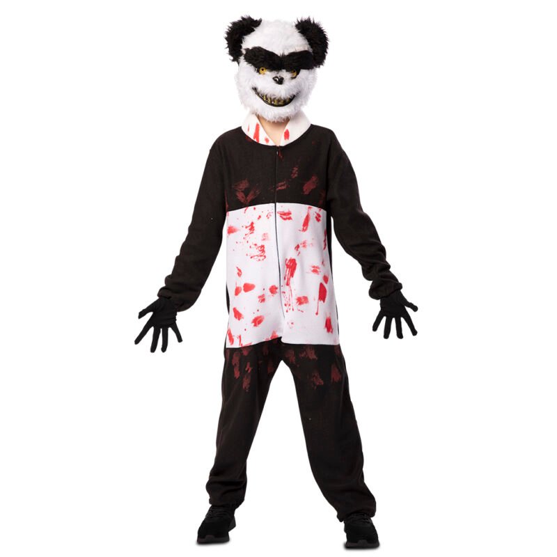 Costume Zombie Panda Bambini