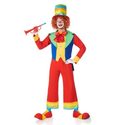 Costume Clown Micolor Uomo
