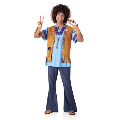 Costume Hippie Jeans Uomo