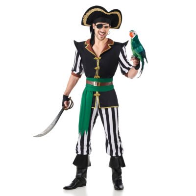 Costume Pirata Parrot Uomo