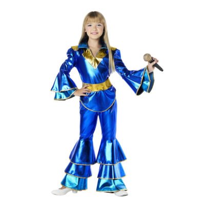 Costume Abba Blu Disco Bambina