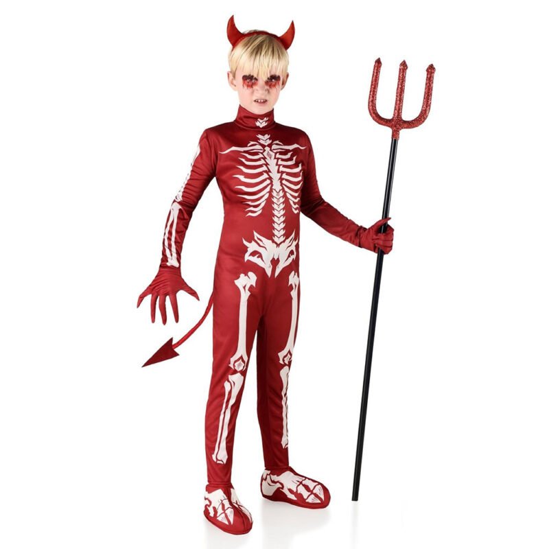 Costume Demonio Scheletro Bambino