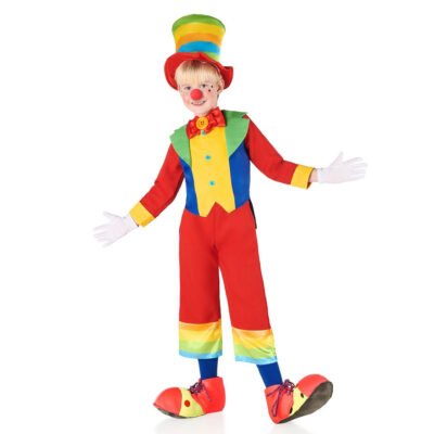 Costume Clown Micolor Bambino