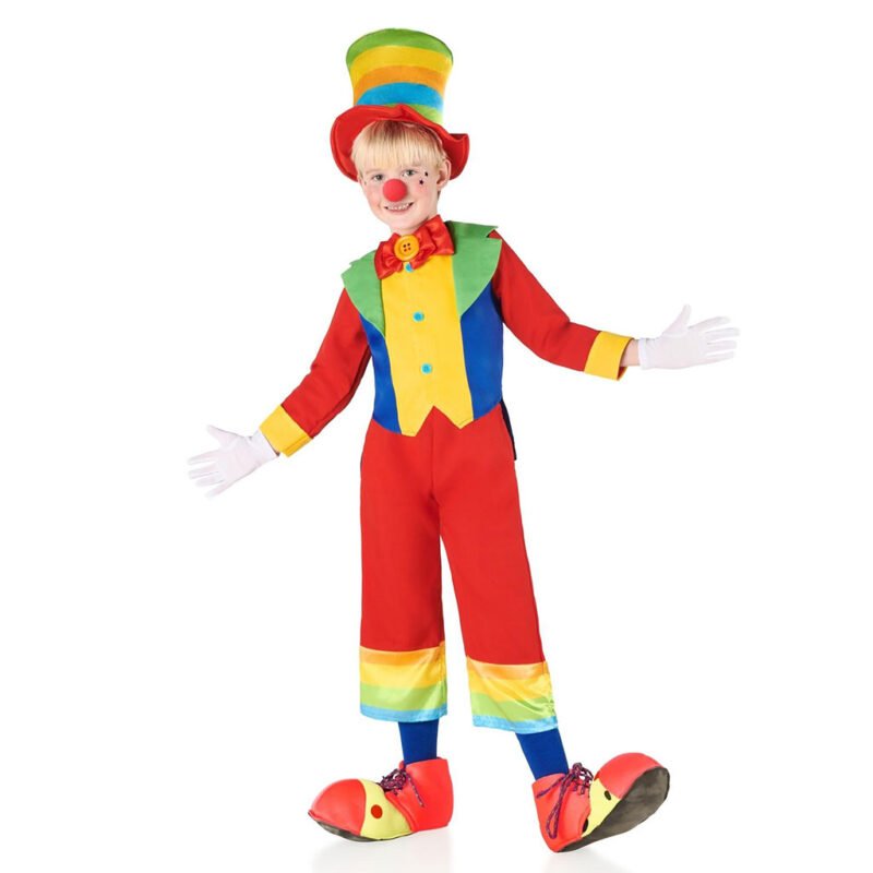 Costume Clown Micolor Bambino