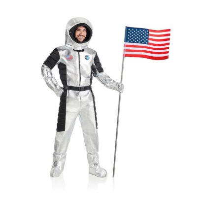 Costume Astronauta Argento Adulto