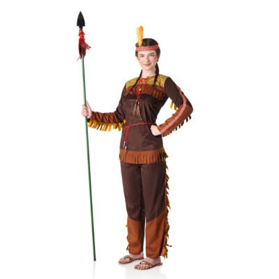 Costume Indiani Arapaho con Pantaloni Donna