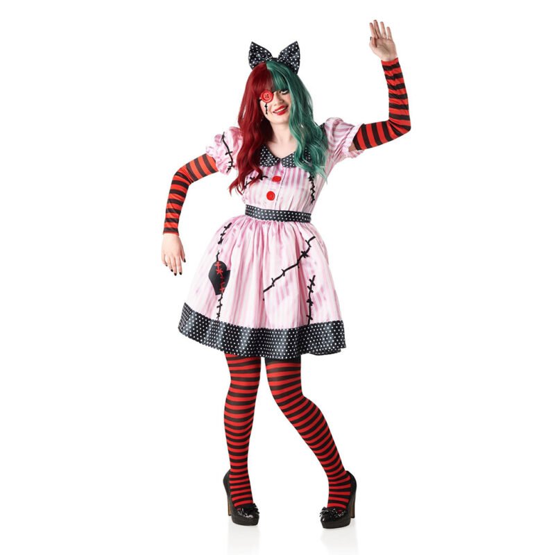 Costume Bambola di Pezza Donna