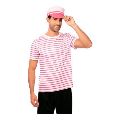 Camicia a Righe Rosa Unisex